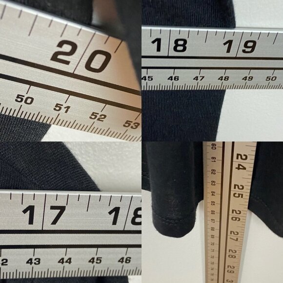 NEW Flora Nikrooz Black Crew Neck Tee Raven Knit Size Large Loungewear Minimal L - Picture 9 of 9